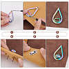 WADORN 4 Sets 2 Colors Alloy Bag Twist Lock Accessories FIND-WR0008-29-6