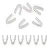 6Pcs 925 Sterling Silver Hollow Initial Beads STER-TA0001-53V-1