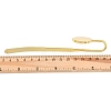 Flat Round  Iron Stamping Blank Swan Neck Bookmark Findings AJEW-B032-01C-G-3