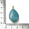 Natural Flower Amazonite Pendants GG-CBA7610-07G-05-3