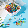 528Pcs 12 Style Electroplate Transparent Glass Beads GLAA-TA0002-31-6