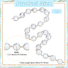 Pearl & 304 Stainless Steel Link Chain AJEW-PH01617-2