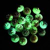 Spray Paint Luminous Resin & Alloy Beads RE-CBAC4C7-16-3