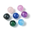 25Pcs Round Imitation Cat Eye Resin Beads RESI-FS0001-65G-3