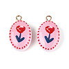 Printed Acrylic Pendants OACR-T030-48-1