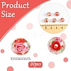 20Pcs Handmade Foil Lampwork Beads FOIL-SZ0001-03B-2
