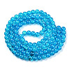Spray Painted Crackle Transparent Glass Beads Strands CCG-Q001-10mm-06-A-2