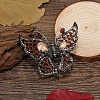 Alloy Rhinestone Claw Hair Clips PW-WG99274-04-1