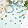 240Pcs 8 Styles Flower Tibetan Style Alloy Bead Caps FIND-SC0016-06-3