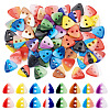 80Pcs 2-Hole Porcelain Buttons PORC-PJ0001-02A-1
