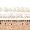 Natural Cultured Freshwater Pearl Beads Strands PEAR-A006-09H-5