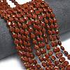 Natural Red Jasper Beads Strands G-K389-B67-01-2