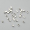 Rack Plating Brass Round Spacer Beads X1-KK-I601-3mm-S-RS-2