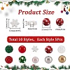 SUNNYCLUE 50Pcs 10 Style Christmas Theme Acrylic Beads SACR-SC0001-22-2