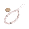 Rondelle Glass & Polymer Clay Rhinestone Beads Phone Hand Strap Chains HJEW-JM00877-01-2