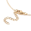 Brass Imitation Macrame Pouch Necklace Makings AJEW-TA00003-5