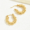 304 Stainless Steel Hoop Earrings JR3328-2