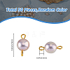 Natural Cultured Freshwater Pearl Connector Charms PALLOY-FH00006-2