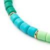 Polymer Clay Beaded Necklaces NJEW-JN03583-12