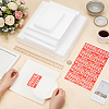 100Pcs 5 Styles Rectangle and Square Double-Sided EPE Foam Resealable Bags ABAG-BC0001-75-3