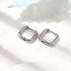 201 Stainless Steel Hoop Earrings EJEW-Z137-02P-03-2