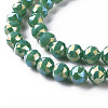 Electroplate Glass Beads Strands EGLA-T020-10-B02-3