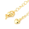 Rack Plating Brass Ends with Chain and Lobster Claw Clasps KK-F873-05G-2