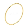 Ion Plating(IP) 304 Stainless Steel Round Ring Bangles for Women Men BJEW-F461-01H-G-1