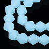 Imitation Jade Frosted Glass Bead Strands EGLA-A039-J6mm-MD03-3