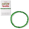 Christmas Theme Glass Seed Beads Stretch Bracelets QO0041-2-1