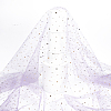 Star Moon Pattern Polyester Mesh Lace Fabric DIY-WH0504-446B-1