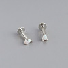 925 Sterling Silver with Synthetic Opal Cartilage Earrings FS-WG3DFDB-14-1