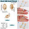 SUNNYCLUE 16Pcs Brass Stud Earring Findings KK-SC0003-88-2