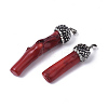 Synthetic Coral Pendants CORA-R019-009C-2