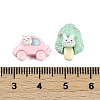 Cartoon Resin Cabochons RESI-H166-06-3