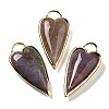 Natural Indian Agate Pendants G-K347-01G-06-1