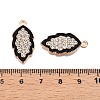 Alloy Enamel Pendants PALLOY-N176-100KCG-3