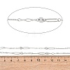 304 Stainless Steel Oval with Flat Round Link Chains CHS-H117-05P-2