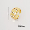 Fashionable Brass Open Cuff Ring RM0162-1-1