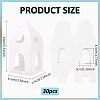 House Shaped Paper Gift Boxes with Visible Window CON-WH0088-90-2