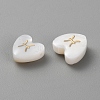 5Pcs Natural White Shell Beads BSHE-TAC0004-02D-2