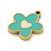 316 Surgical Stainless Steel Enamel Charms STAS-M073-29A-03G-2