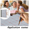 Rectangle Non-woven Fabric & Brocade Water Writing Cloth AJEW-OC0015-27B-5