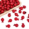 Mini Foam Imitation Pomegranate LS-DJEW-WH0038-31-1