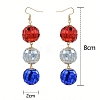 Resin Dangle Earrings PW-WG42A90-01-5