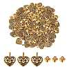 200Pcs 2 Style Tibetan Style Alloy Pendants FIND-SZ0002-33AG-1