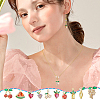 10Pcs 10 Styles Brass Pave Cubic Zirconia Pendants KK-NB0004-13-5