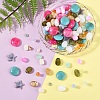 210Pcs 8 Styles Transparent Acrylic Beads OACR-YW0003-22-4