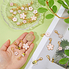 25Pcs Alloy Enamel Pendant Decorations HJEW-DC00144-3