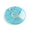 Synthetic Turquoise Charms G-L561-001G-2
